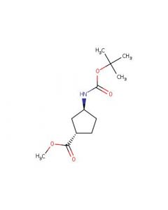 Astatech (1S,3S)-N-BOC-1-AMINOCYCLOPENTANE-3-CARBOXYLIC ACID METHYL ESTER; 0.1G; Purity 95%; MDL-MFCD02259728